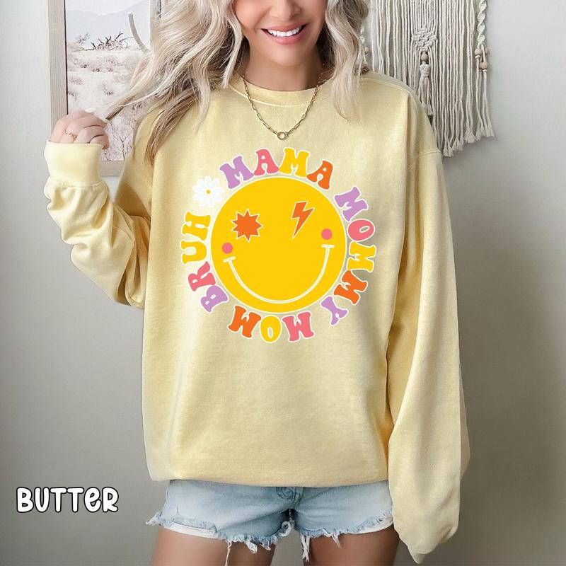 TikTok Shop Mom Circle Unisex Comfort Colors Sweatshirt