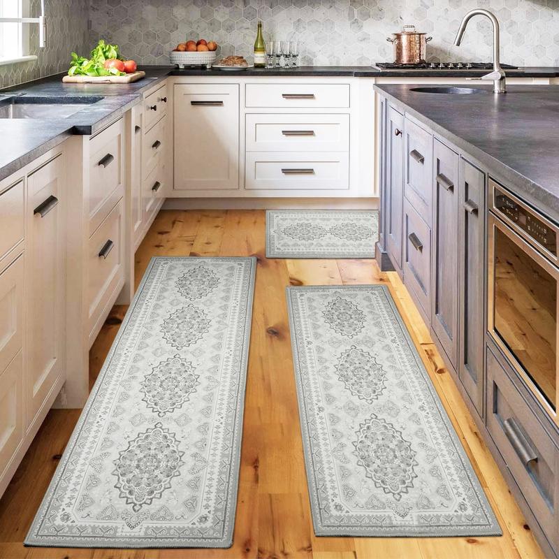 Kitchen Rug Sets sale 3 Piece with Runner Bohemian Kitchen Rugs and Mats