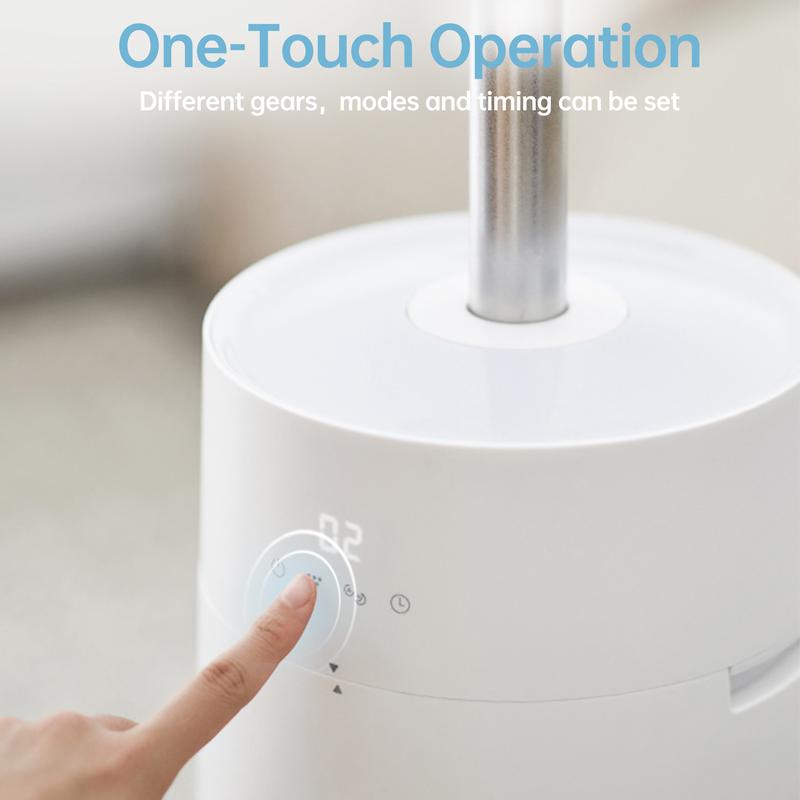 Product Introduction of Olayks Smart Humidifier 9" Ultra-Long Mist Dispersion with Real-Time Monitoring, Auto-Senses Humidity Control, Quiet Operation & User Manual Included 4