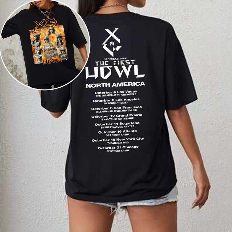 Vintage XG The First Howl World Tour T-shirt, Retro Woke Up Shirt,  Xtraordinary Girls Tee