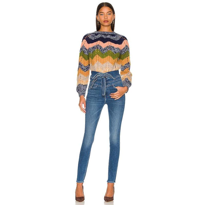 MOTHER Triple Stack Looker High retailer Waist Skinny Jean in Wish On A Star