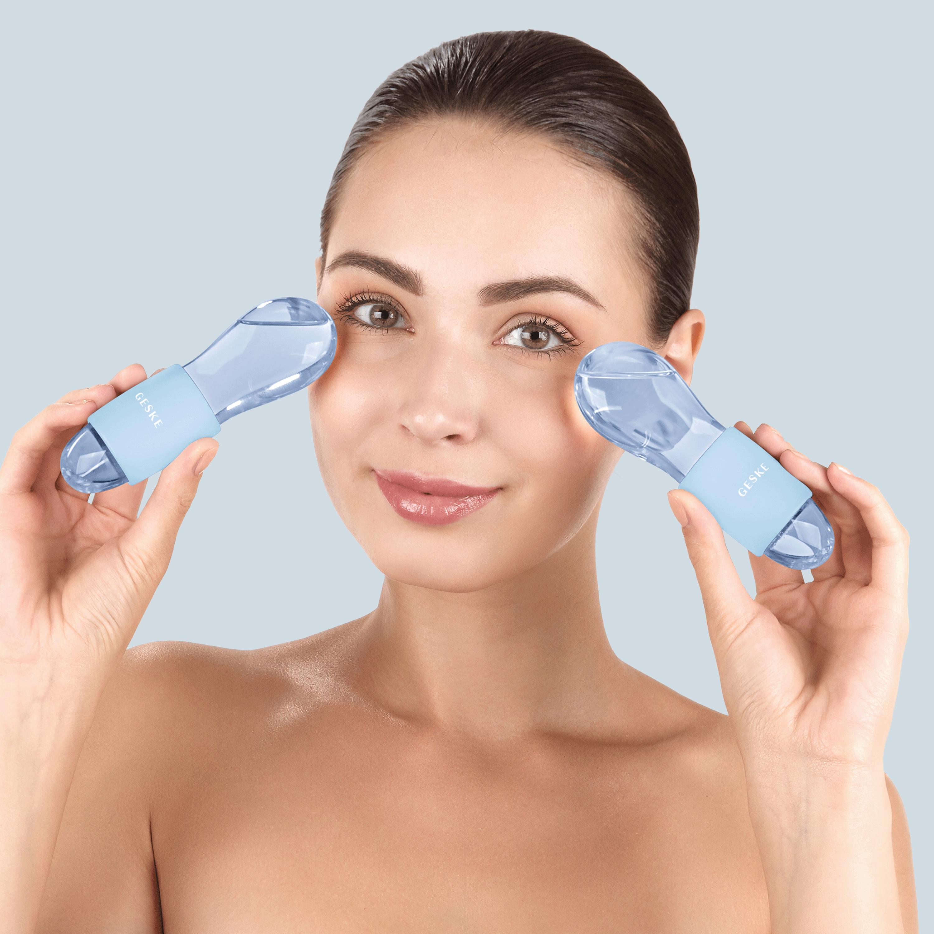 Masajeador de ojos GESKE Cool & Warm Duo 7 en 1 | Firme, relaja y desinfla debajo de los ojos - Imagen 38 de 63