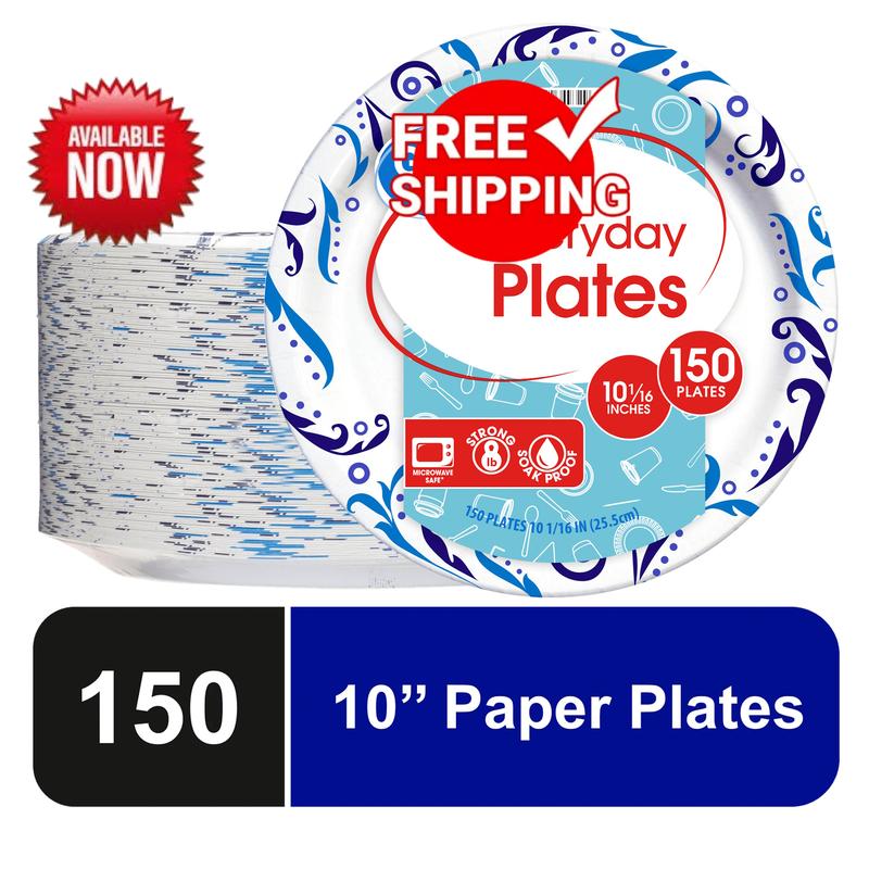 TikTok Shop G.r.e.a.t V.a.l.u.e Every.day Paper Plate 10