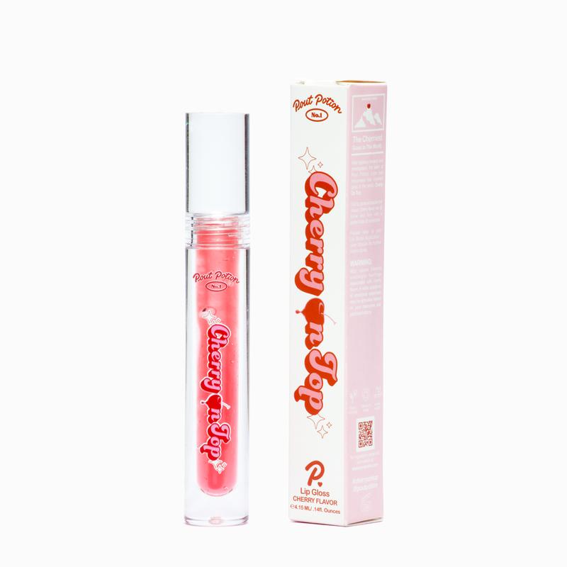 Pout Potion No.1: Cherry on Top (Juicy Cherry Flavored Lip Gloss) Hydrating