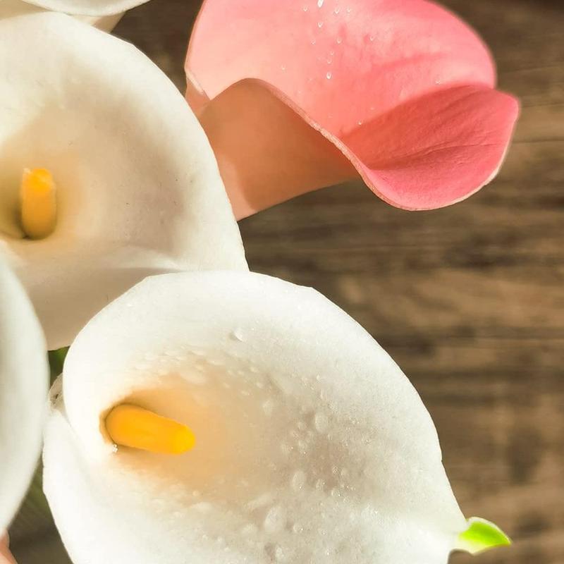 Distinctive artificial flowers, due to being handmade, each batch of