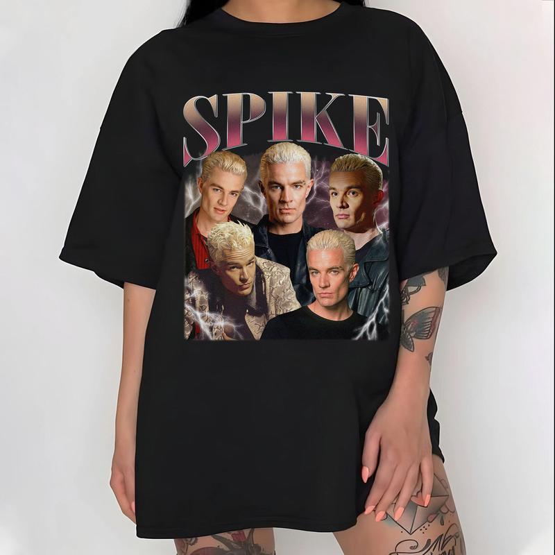 Vintage purchases Spike from Buffy the vampire slayer shirt