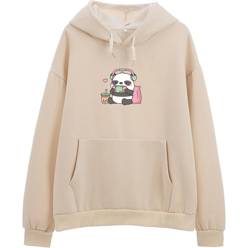 Girls panda sweatshirt best sale