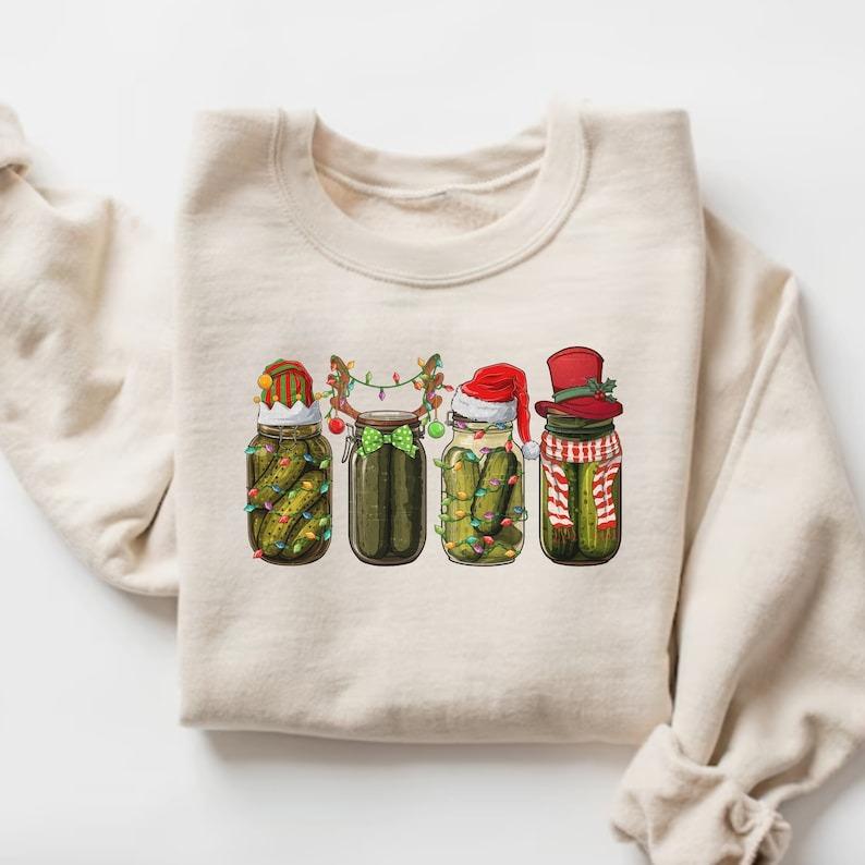 Christmas pickle sweater hotsell