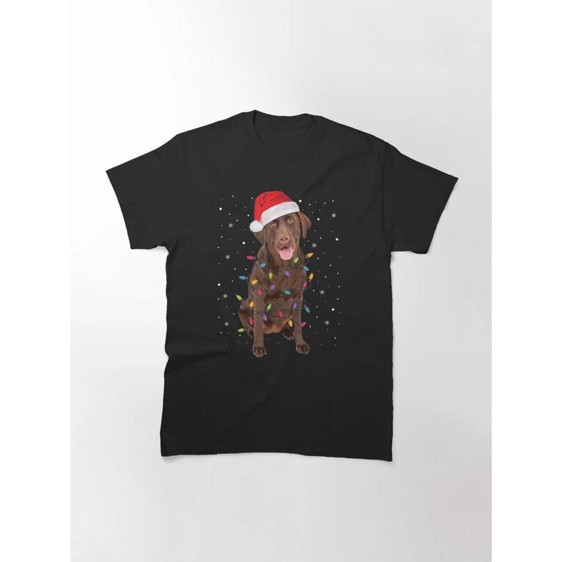 Christmas Labrador Retriever Dog Chocolate Lab Lover Gifts T-Shirt Christmas Labrador Retriever Dog Chocolate Lab Lover Gifts T-Shirt
