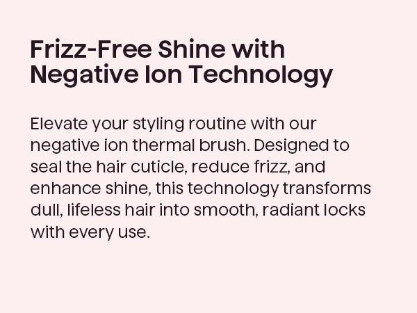 Product Introduction of Wavytalk Blowout Boost Ionic Thermal Brush 1 1/2 Inch with LED Display, 300℉-420℉ for Different Hair Types, 120-240V Universal Voltage 2