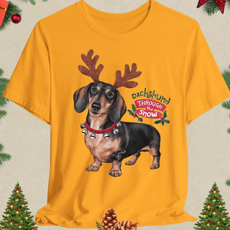 Dachshund christmas shirt hotsell