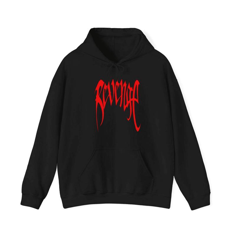 TikTok Shop Revenge Unisex Heavy Blend Pullover Hoodie XXXTentacion Hoodie Gothic Skater Grunge Hoodie Cotton Sweater Hoodie for Men Women