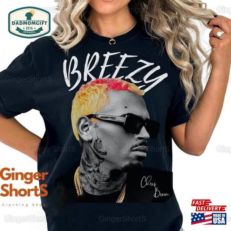 TikTok Shop Chris Brown Shirt 11 Tour 2024 Breezy T shirt Classic