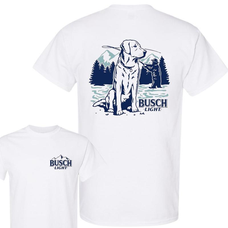 Busch Light Moutain Fishing Tee Busch Light Moutain Fishing Tee