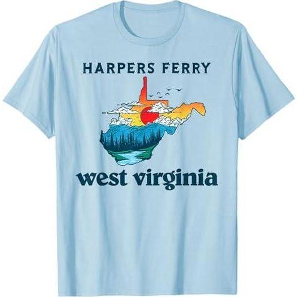Harper's Ferry West Virginia Wv T Shirt Vintage Hiking Mount Harper's Ferry West Virginia Wv T Shirt Vintage Hiking Mount