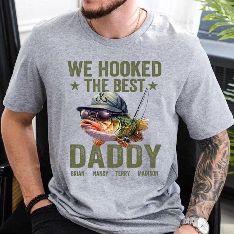 Mens The Rodfather Funny Fishing Fathers Day Gift Dad Grandpa T-Shirt Mens The Rodfather Funny Fishing Fathers Day Gift Dad Grandpa T-Shirt
