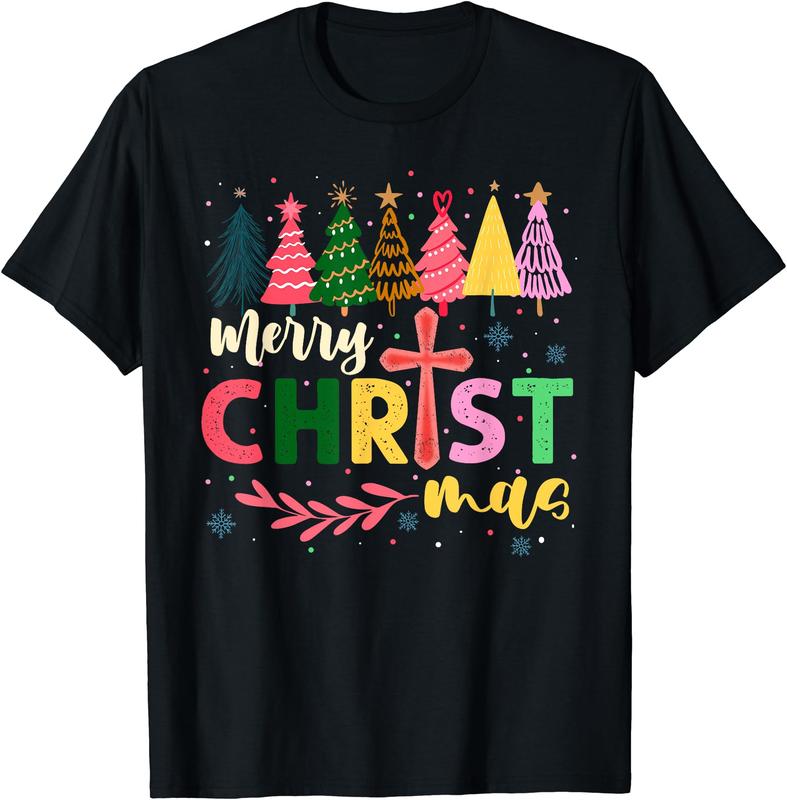 Merry Christmas Christian Retro T Shirt Merry Christmas Christian Retro T Shirt