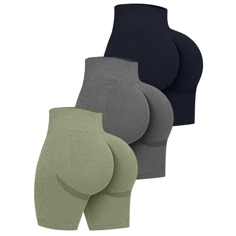 OQQ Women's Butt Lifting Yoga Shorts - Grey/Blue/Avocadogreen • Price »