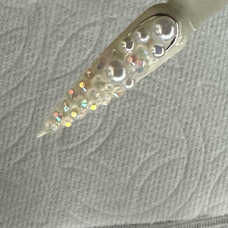 Mixed Color Rhinestones Pearl Shape Round Loose Beads Diy Jewelry