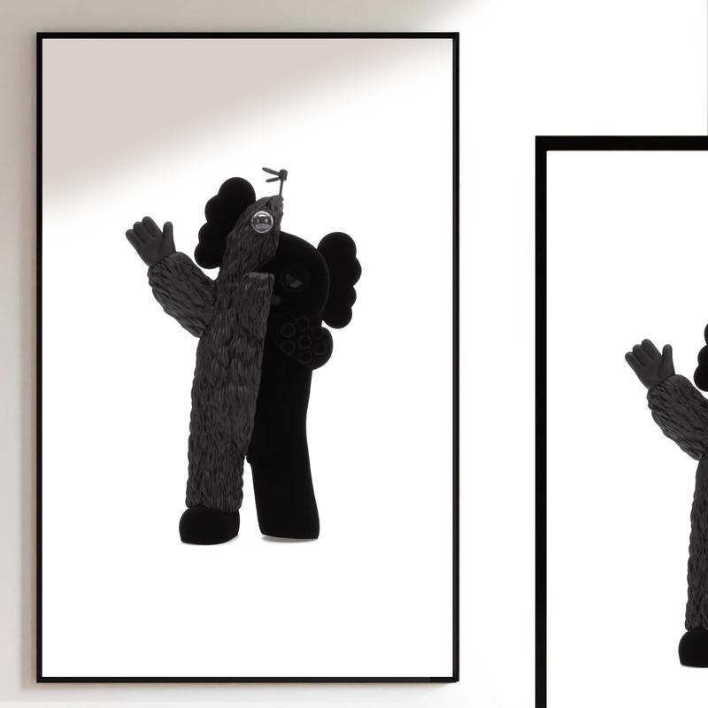 TikTok Shop: KAWS KACHAMUKKU Vinyl Figure 1 Poster No Frame