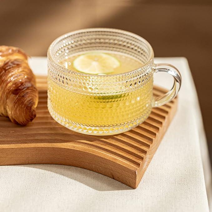 Matching Stirring Spoon ZOOFOX glass coffee mugs are equipped with the