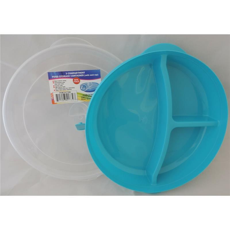 TikTok Shop 4 Microwave Divided Plates w Vented Lids Food Storage Containers Cover Freeze