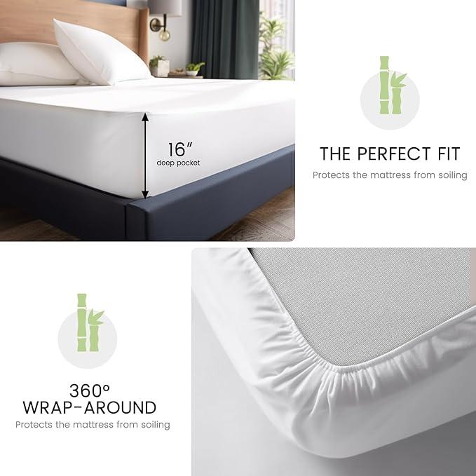 Indulge in the luxurious comfort of Bamboo Sheets Twin Size Bed Sheets