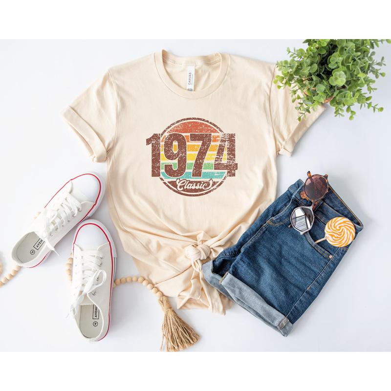 Birthday Gift Vintage 1974 Classic T-Shirt Birthday Gift Vintage 1974 Classic T-Shirt