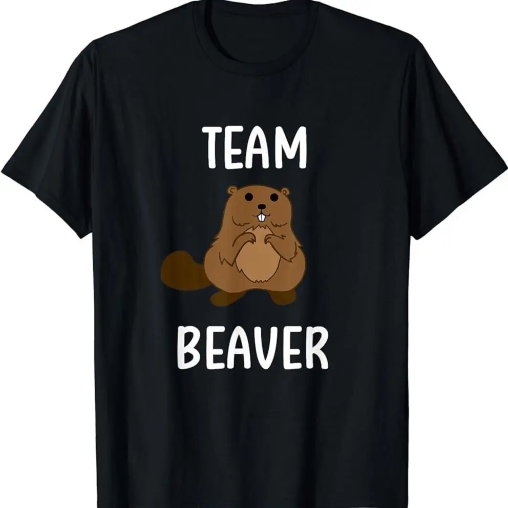 Funny Team Beaver Pun T-Shirt. Family Joke Sarcastic Tee Funny Team Beaver Pun T-Shirt. Family Joke Sarcastic Tee