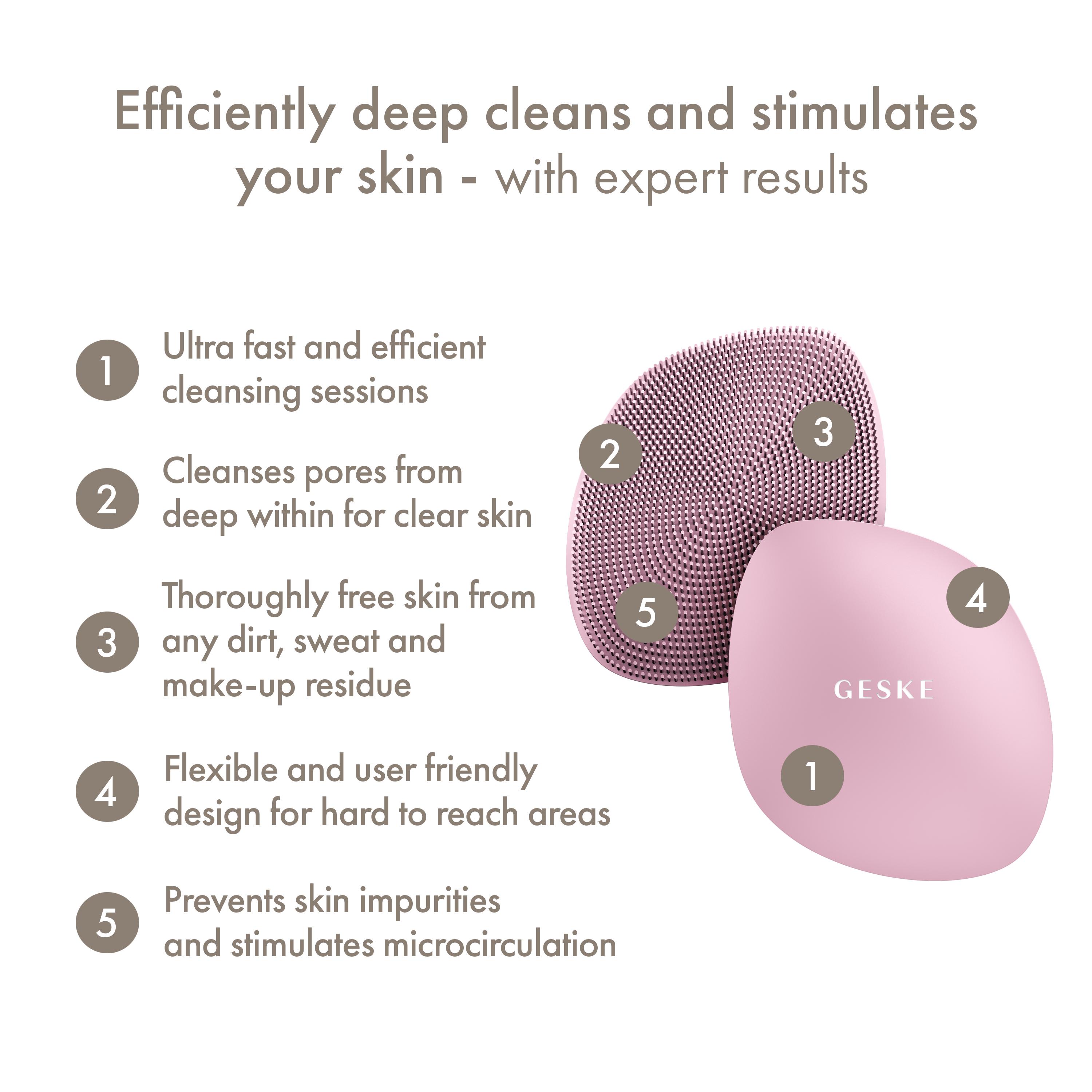 Cepillo facial GESKE | 4 en 1 | Cepillo de limpieza facial - Imagen 42 de 88