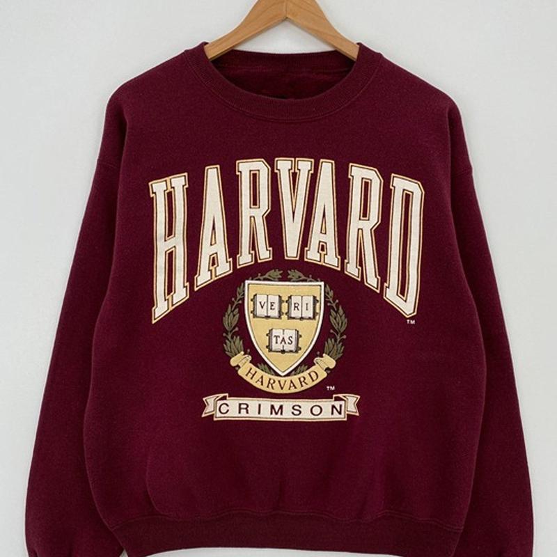 TikTok Shop Harvard Vintage College SweatShirts Sweatshirt Hoodie Comfort Colors