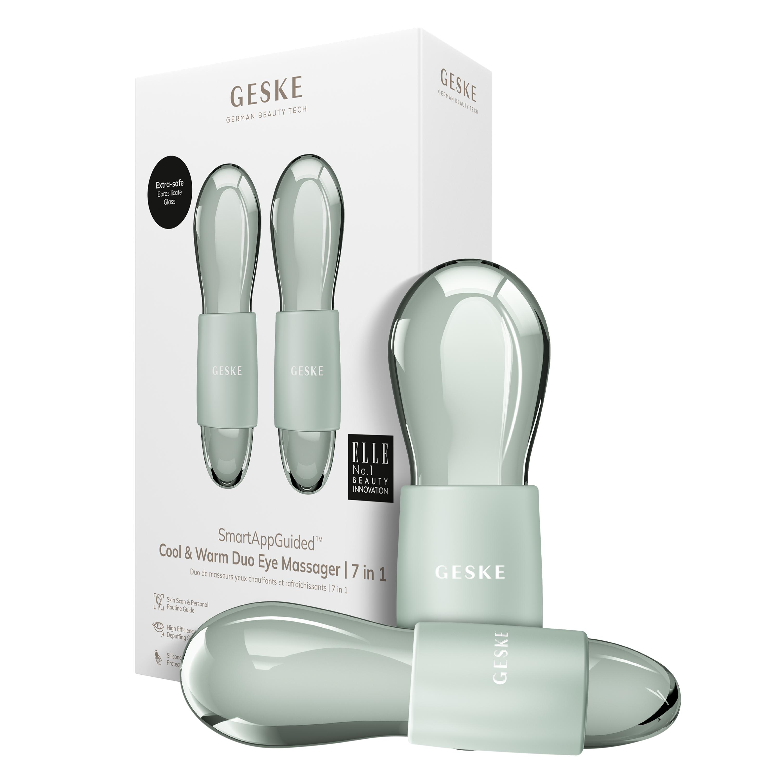 Masajeador de ojos GESKE Cool & Warm Duo 7 en 1 | Firme, relaja y desinfla debajo de los ojos - Imagen 43 de 63