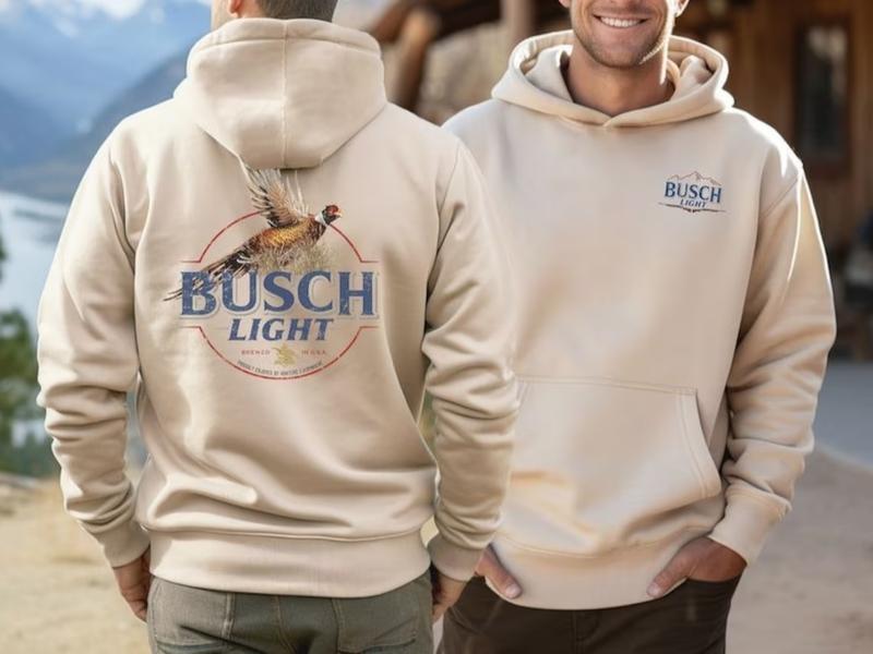 TikTok Shop Vintage Busch Light Hoodie Retro Beer Crewneck Hoodie Trendy Sweatshirt and Hoodie Beer Shirts for Beer Lovers Unisex Hoodie For men Hoodie