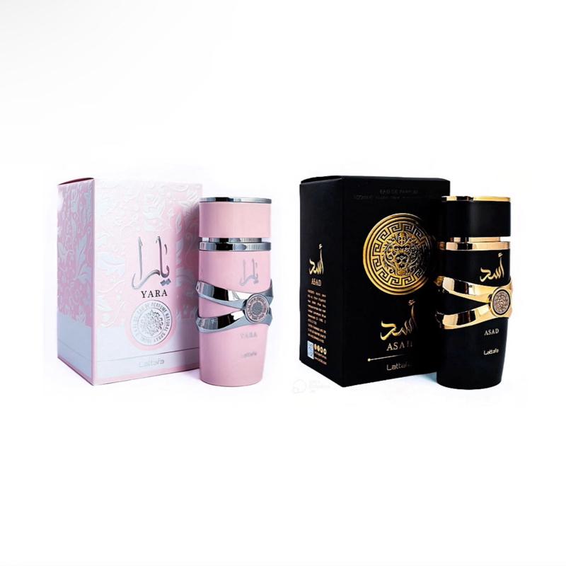 Lattafa Yara Pink + Lattafa Asad 3.4 fl.oz | bundle | value bundle