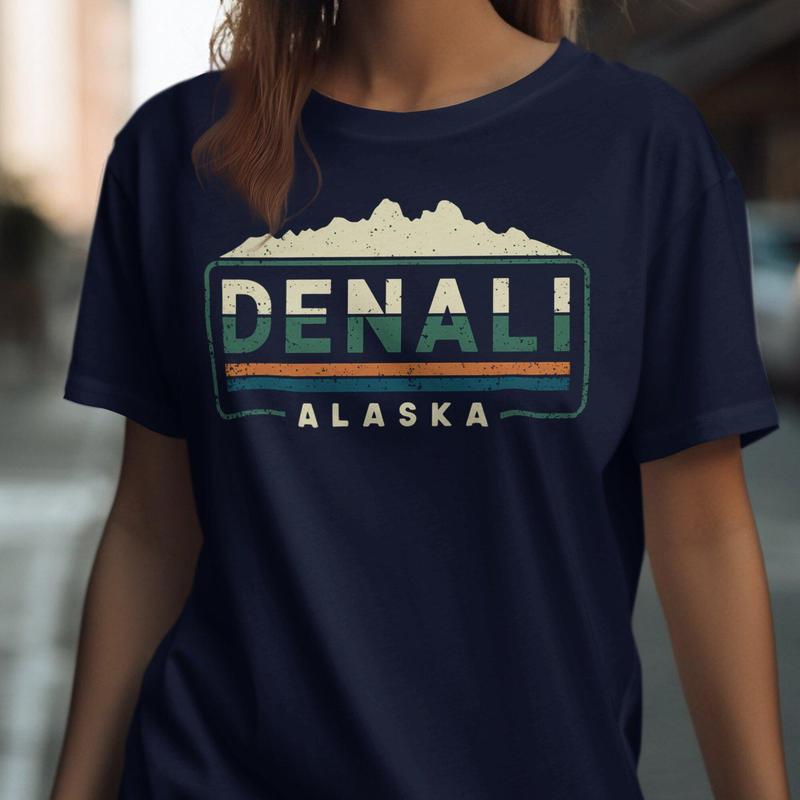 Alaska Hiking T-Shirt- Vintage Alaska Tee Gift Alaska Hiking T-Shirt- Vintage Alaska Tee Gift