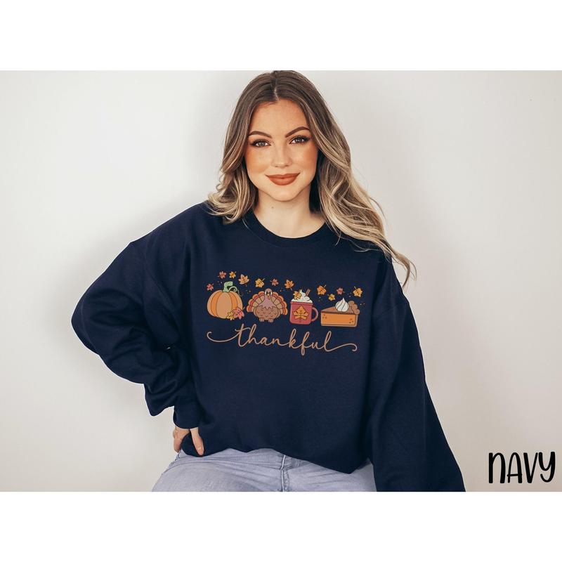 Womens retailer Sweatshirt womens thanksgiving sweatshirt