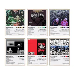 A Set of 6 Posters Music Album Covers Poster Album Aesthetics 6 Piece Set 8x12IN Prints Unframed Set of 6