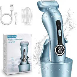 Electric Shaver for Women Best Electric Razor for Womens Bikini Legs Underarm Public Hairs Rechargeable Trimmer with Detachable Head Cordless Wet Dry Use Precise Safe