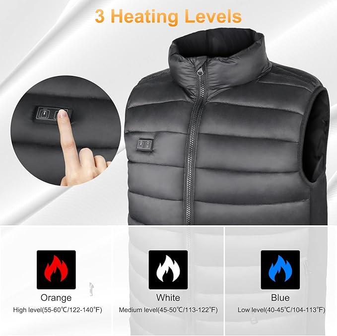 Men's rechargeable heated vest best sale