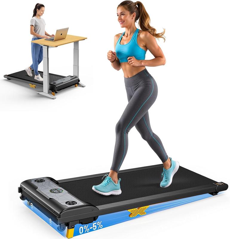 Under Desk Treadmill Walking Pad with Remote Control and LED Display for shops Home