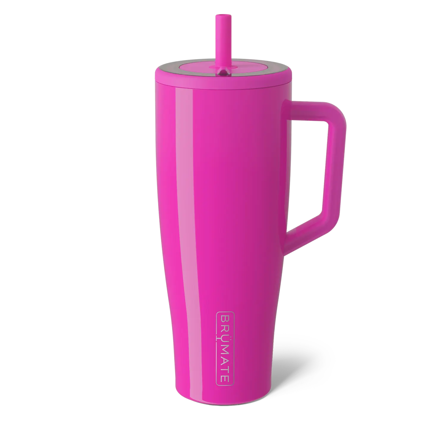 BrüMate Era 40oz Tumbler with Handle and Straw | 100% Leakproof Insulated Tumbler | Keeps Ice 24+ Hours | Cup Holder Friendly Base