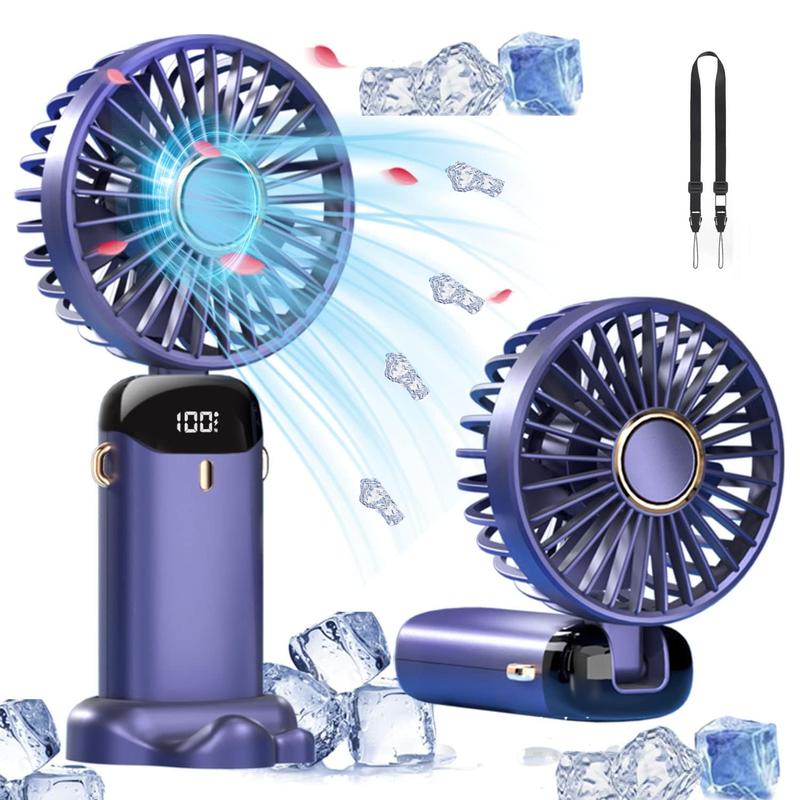 Mini Portable Fan, Powerful Handheld Fan, Cute Design 5 Spee - TikTok Shop