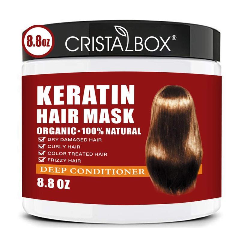 TikTok Shop Keratin Repair Mask 250g Deep Hydrating Treatment for Dry Damaged Hair