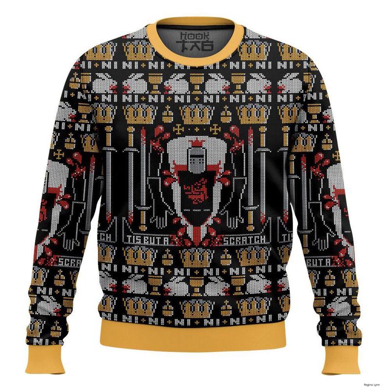 TikTok Shop I ll Bite Ya Legs Monty Python and the Holy Grail Christmas Ugly Sweater