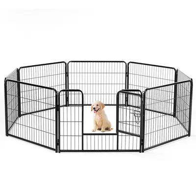 Romantic BEAR Dog Playpen, Puppy Pet Playpens Indoor For Large