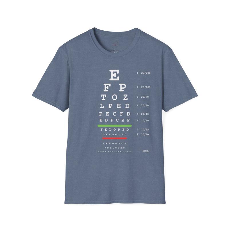 TikTok Shop Eye Chart T Shirt To Close