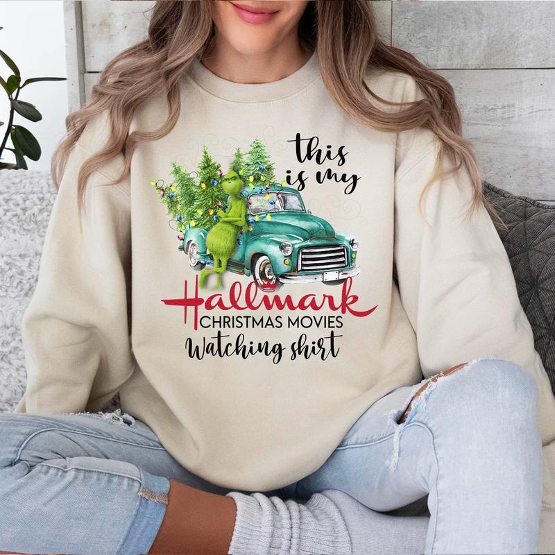 Hallmark wearing sweatshirt best sale