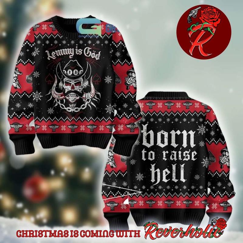 Motorhead ugly christmas sweater best sale