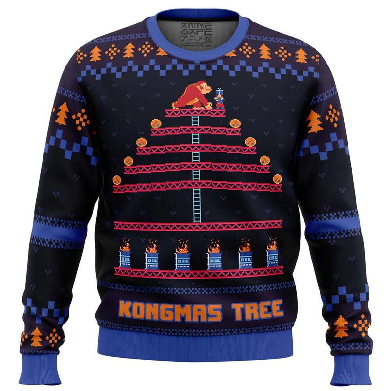 TikTok Shop Kongmas Tree King Kong Ugly Christmas Sweater