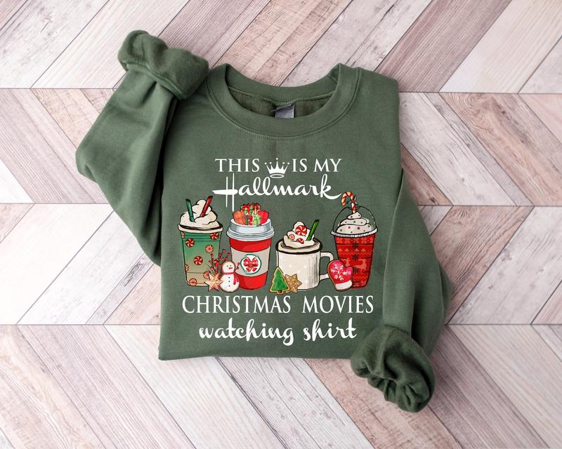 Hallmark christmas movie watching sweatshirt best sale